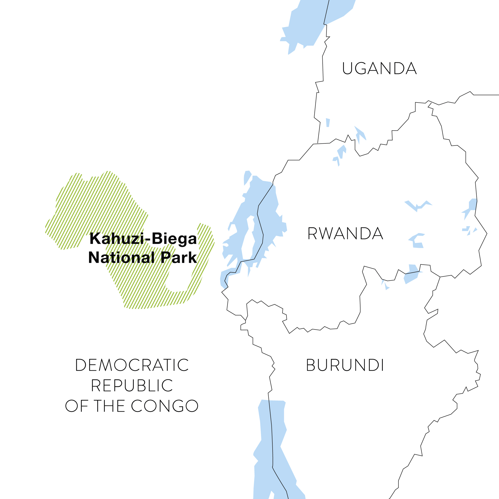 Kahuzi-Biega National Park in DRC